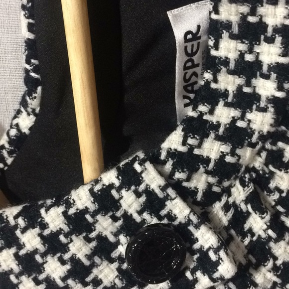 Kasper black and white dress - Picture 2 of 3